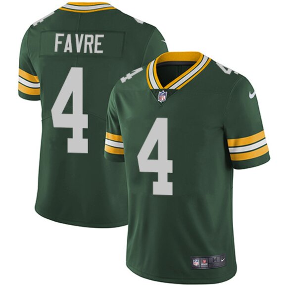 Mens Youths Kids Womens Brett Favre Green Stitched Jersey